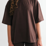 Preorder - Jana Oversized Tee Espresso